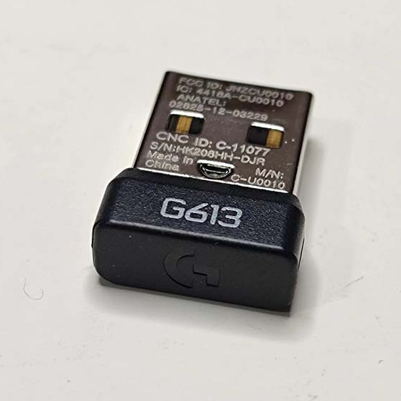 อะแดปเตอร์รับสัญญาณ USB สําหรับคีย์บอร์ดเกมมิ่งไร้สาย Logitech G613