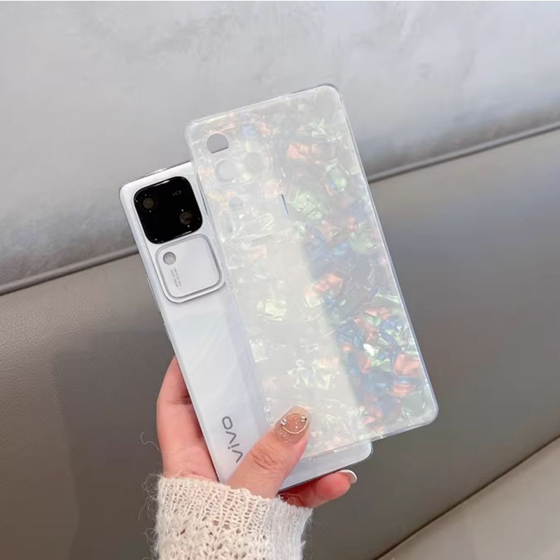 สําหรับ Vivo V30 Pro 5G เคสโปร่งแสง ด้านหลังแข็ง เคสโทรศัพท์