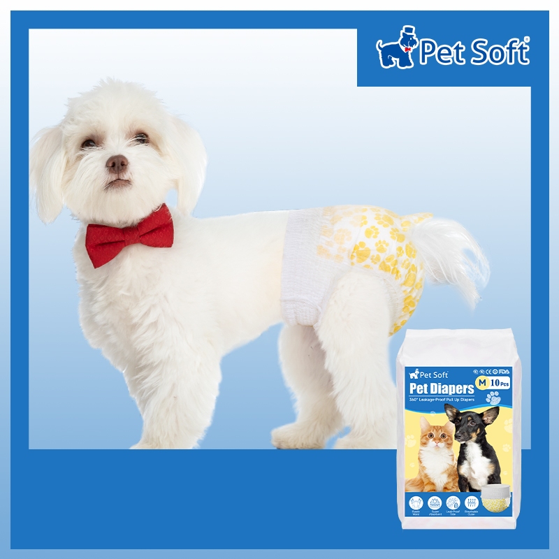Dono ผ้าอ้อมสุนัขหญิงแบบปรับได้ 10 ชิ้น - ดูดซึมสูงสําหรับสุขอนามัยและการดูแลหลังการเดินทาง XS/S/M/L