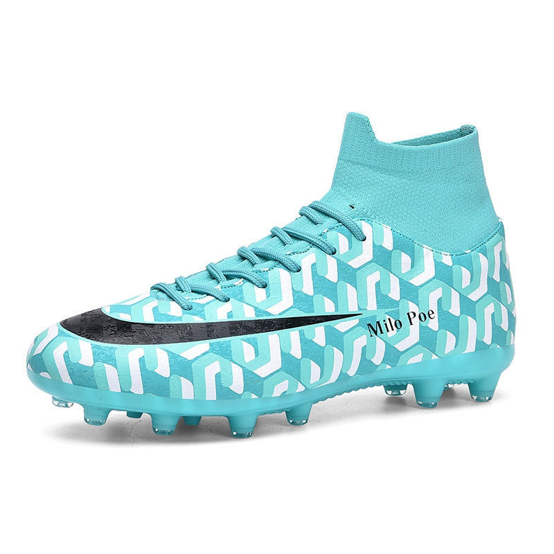 New World Cup C Romesi รองเท้าฟุตบอลประดิษฐ์ ระบายอากาศ 15 AG สําหรับผู้ชาย และผู้หญิง