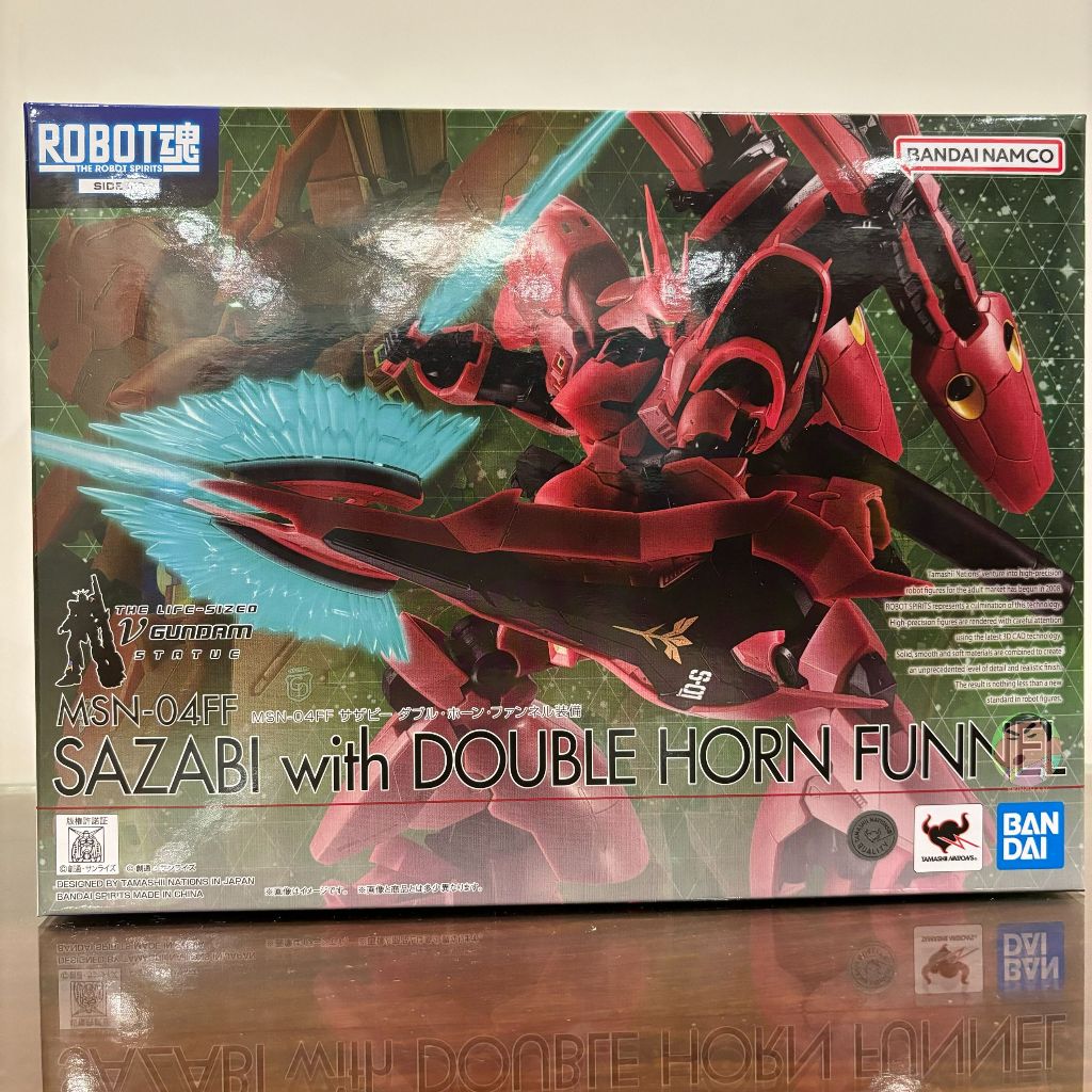 Bandai THE ROBOT SPIRITS MSN-04FF SAZABI พร้อมกรวยแตรคู่ ครบรุ่น