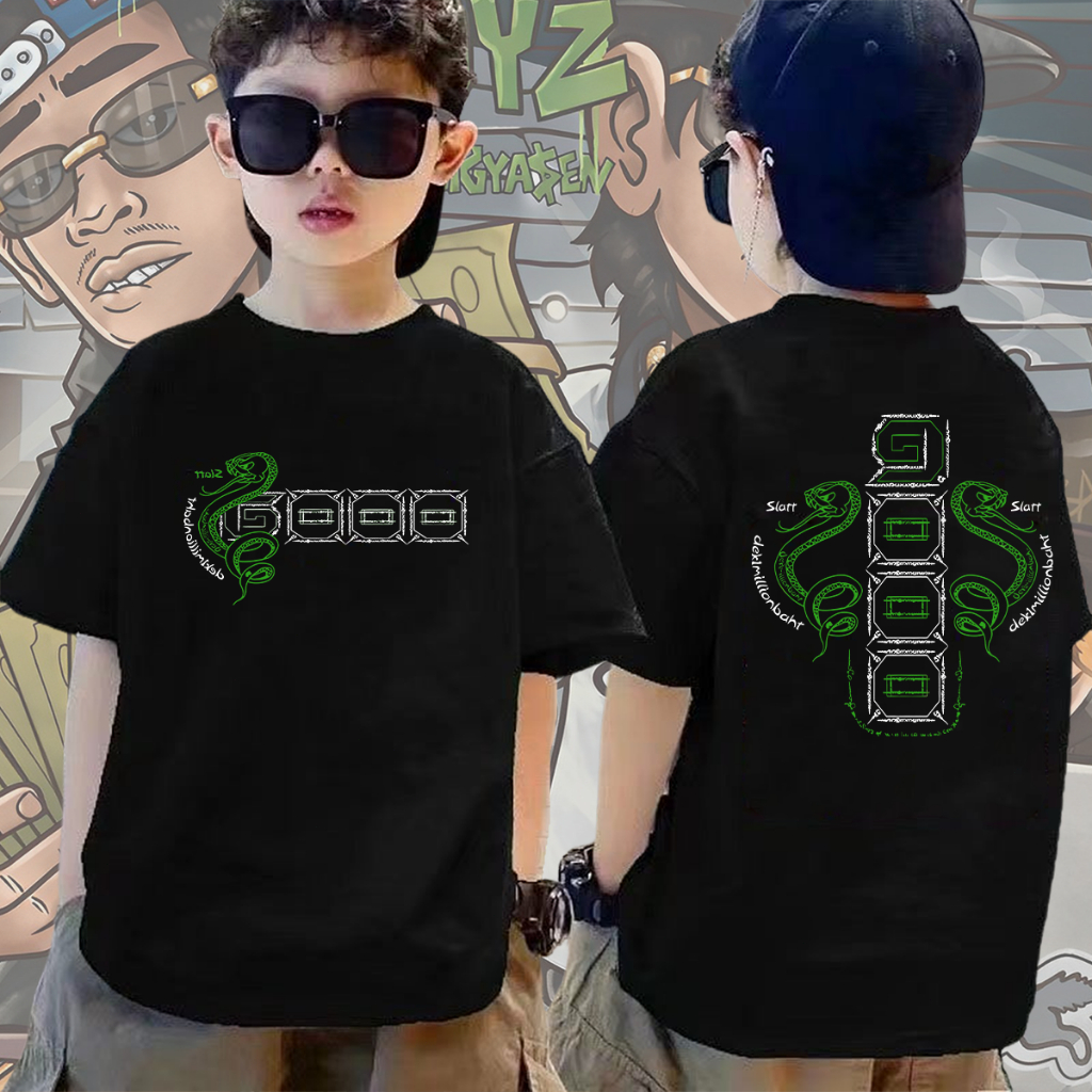 PBG x 1MILL เสื้อ "LISTEN TO 1MILL" เสื้อยืดเด็ก ฝ้าย 100%