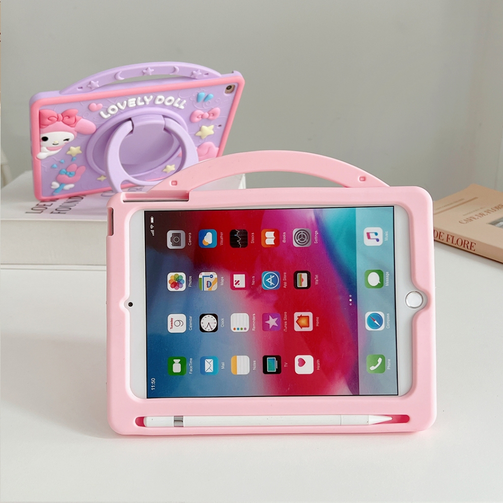 เคสซิลิโคนนิ่ม ลายเมโลดี้ พร้อมช่องใส่ปากกา สําหรับ iPad 11th Gen A16 Air 11 M2 M3 10th Gen 10.9 9th 8th 7th Gen 10.2 6th 9.7 2018 Air 10.5 Air 4th 5th Gen 10.9 Mini 7 6 5 4 3 2 1 Pro 11 2020 2022 Gen10 Gen9 Gen8 Gen7 Gen6 - รูปที่ 5
