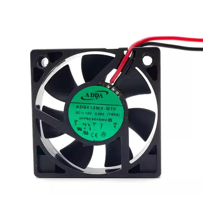 Adda 4010 AD0412MX-G70 DC12V 0.08A พัดลมระบายความร้อนแบริ่งไฮดรอลิค เสียงเงียบ ขนาด 4 ซม.