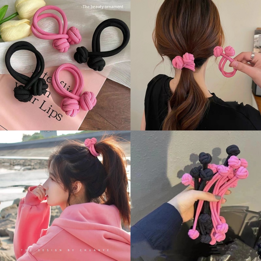 Mh Scrunchie Durabl สครันชี่น่ารัก แฟชั่นเรียบง่าย สําหรับเด็กผู้หญิง