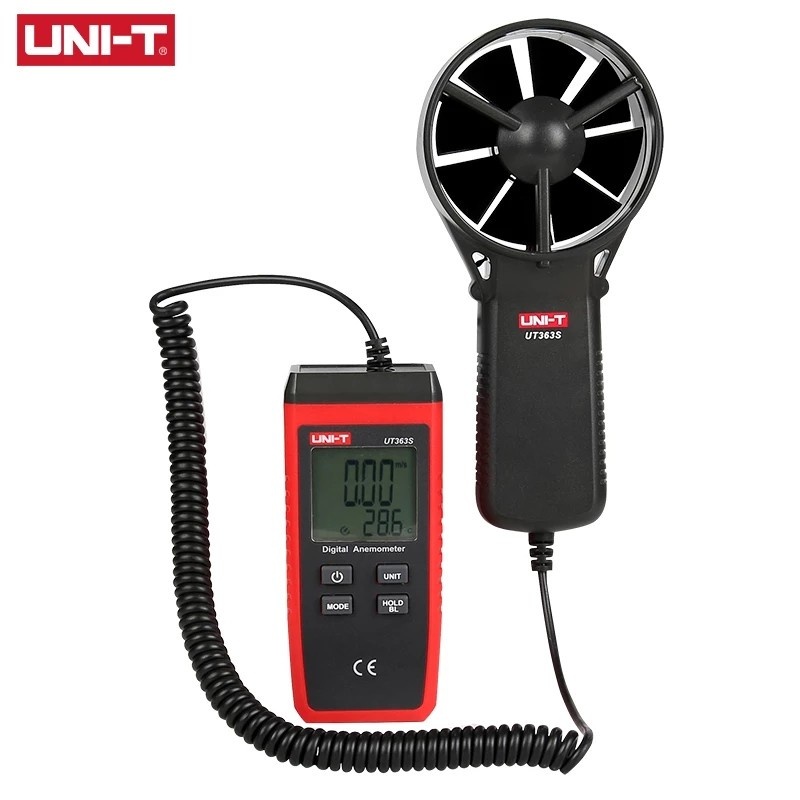 UNI-T UT363S UT363 UT363BT Digital Anemometer เครื่องวัดความเร็วลม แบบดิจิตอล มีสาย สินค้าของแท้100%