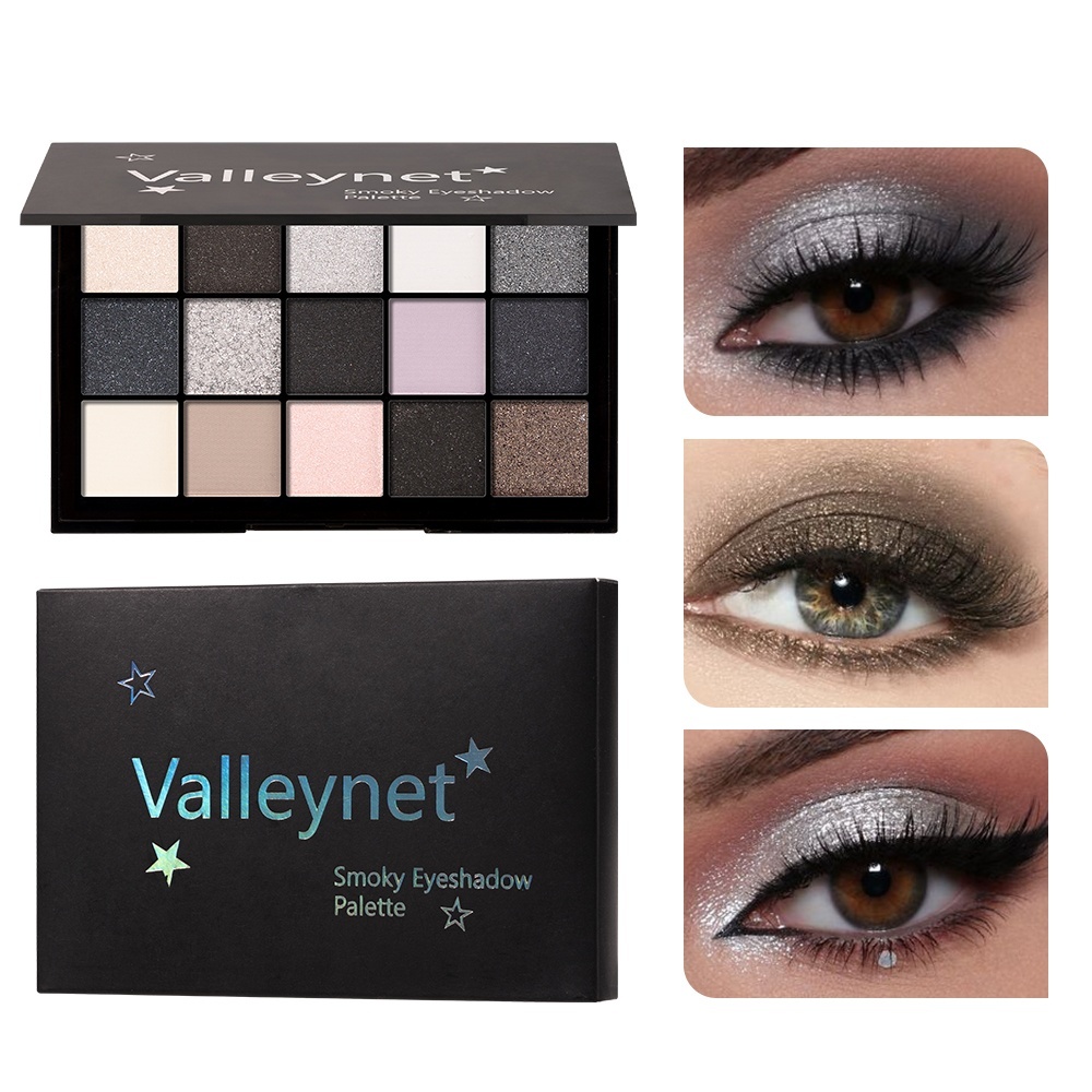 Beauty GLAZED พาเลทอายแชโดว์ ซีเมนต์ 15 สี สไตล์วินเทจ