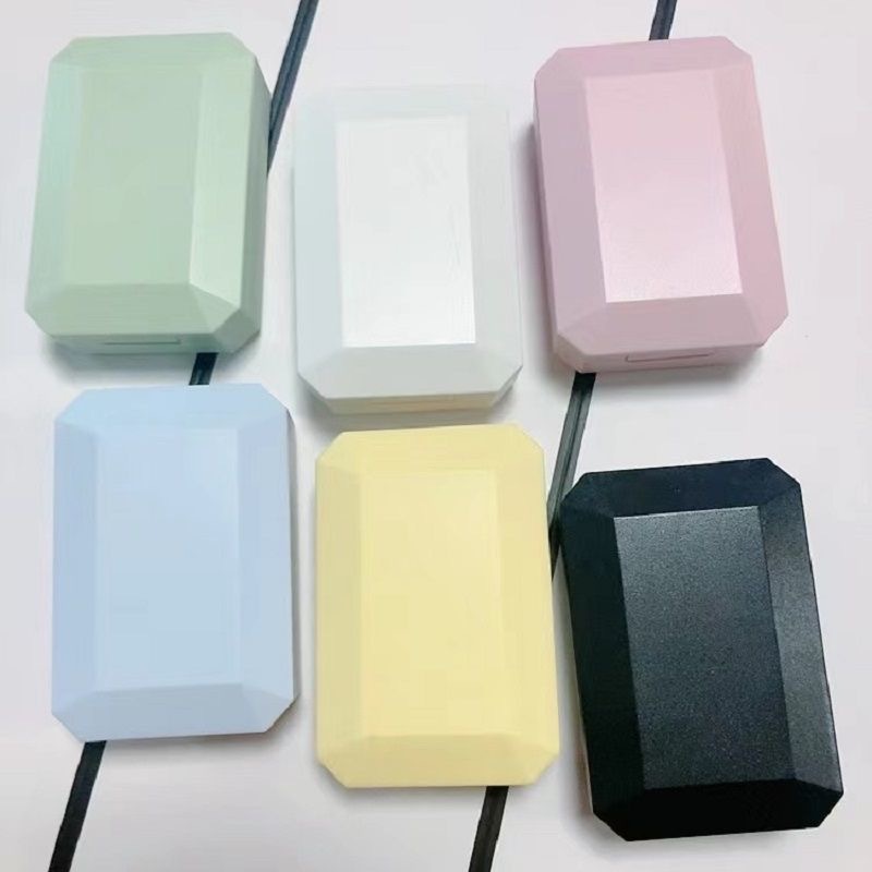 Uyaai กล่องเก็บคอนแทคเลนส์ สายตาสั้น ขนาดเล็ก แบบพกพา สีแคนดี้
