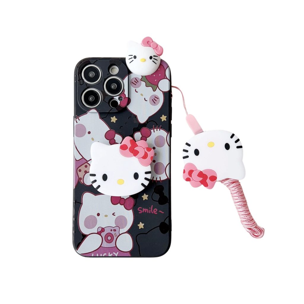 Hello Kitty Shell Huawei P20pro P30LITE P30pro P50pro P50 P60pro P60 P40pro P40 P30 Cartoon Cute Case Hello Kitty Phone Case Phone Cover Soft Silicone Casing with accessory