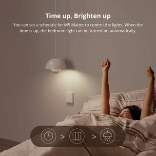 Sonoff M5 Matter 120 White SwitchMan สวิตช์ติดผนังอัจฉริยะ M5 ปุ่มกดเชิงกล ตัวควบคุมอัจฉริยะ ทํางานร่วมกับ Alexa Google Assistant
