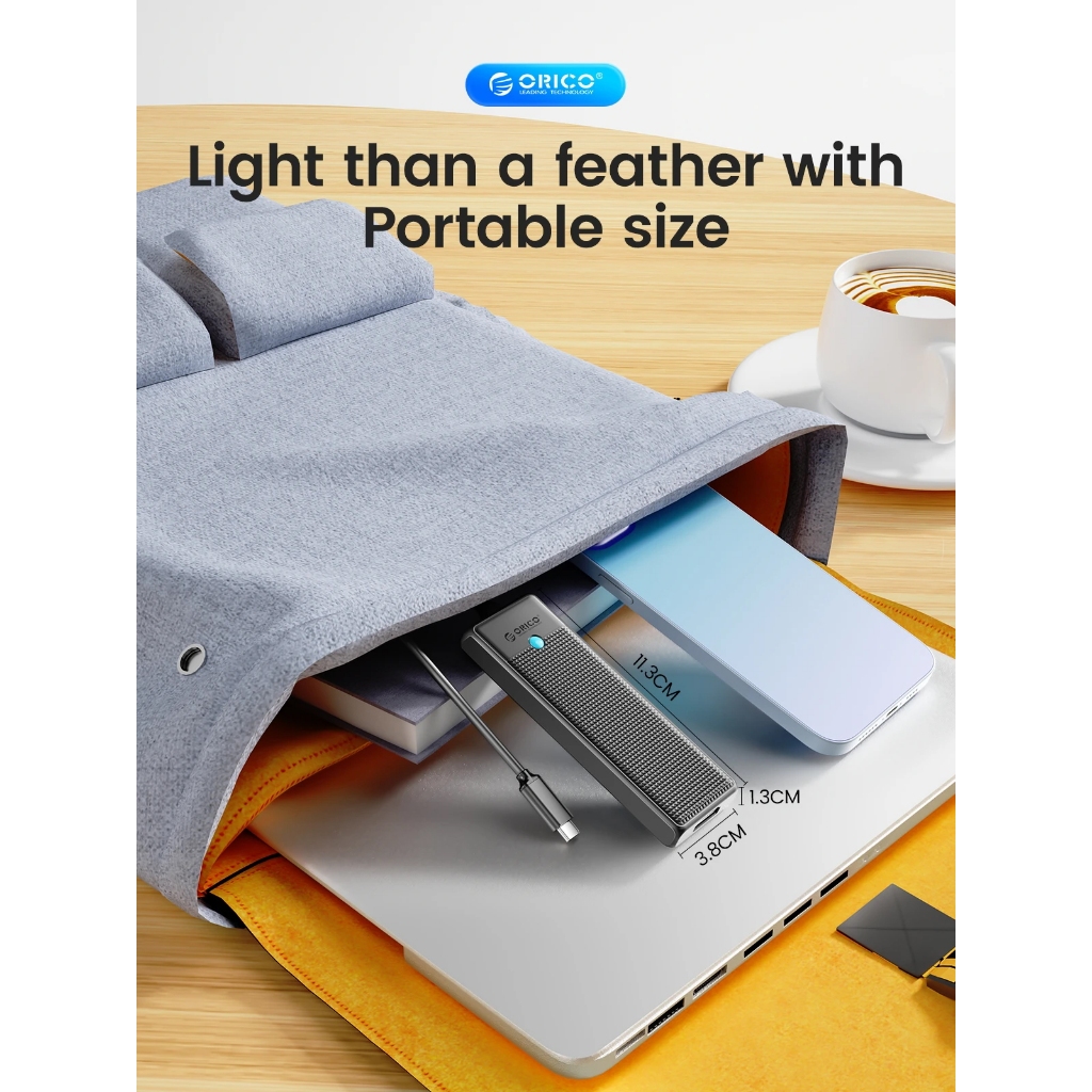 Orico Docking Station USB 3.0 Hub Type C HDMI สําหรับ iphone M1/M2 สวิตช์รองรับ/Steam Deck-PWD - รูปที่ 7