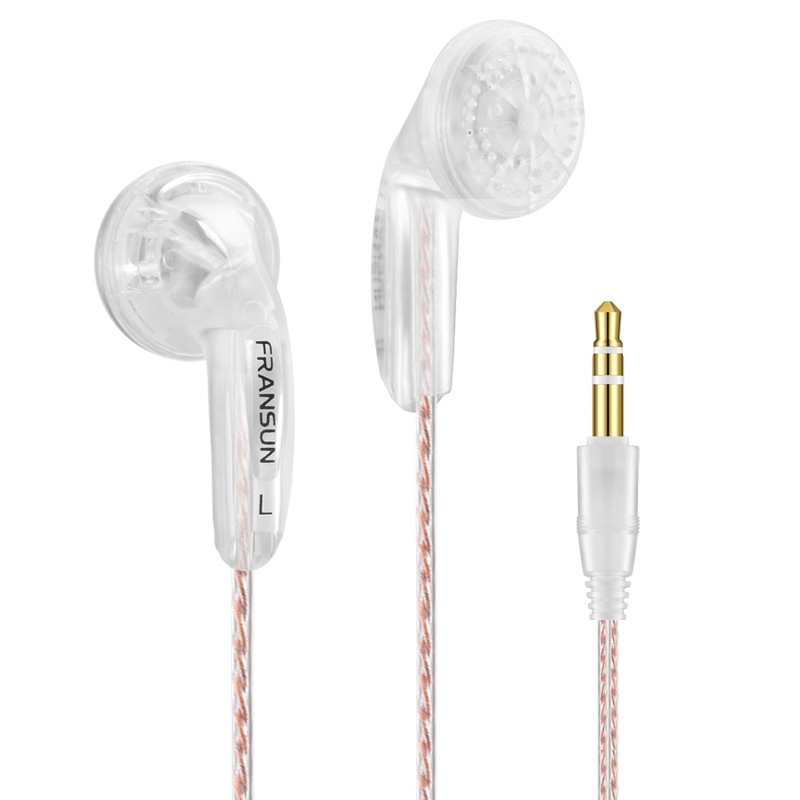 Fransun YUANDAO F20 Vido หูฟังอินเอียร์ แบบไดนามิก หัวแบน เสียงเบส HIFI คุณภาพเสียงเบส 3.5 มม. Type C