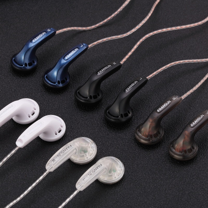 Fransun YUANDAO F20 Vido หูฟังอินเอียร์ แบบไดนามิก หัวแบน เสียงเบส HIFI คุณภาพเสียงเบส 3.5 มม. Type C