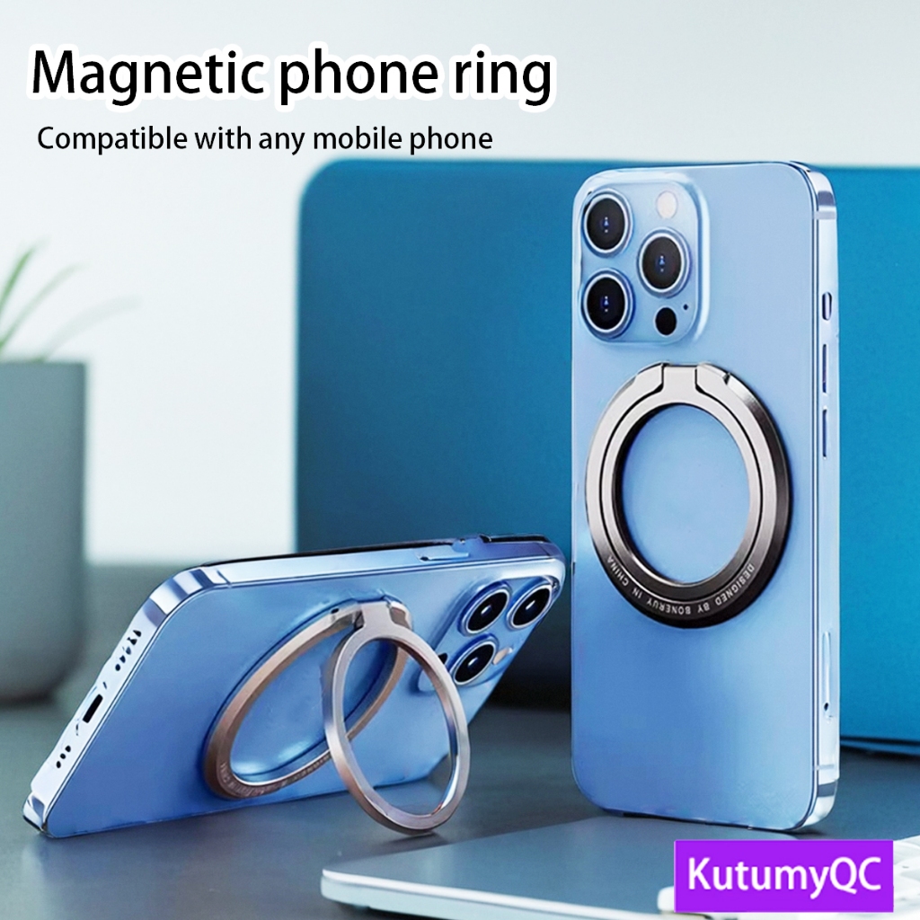 แหวนแม่เหล็กติดโทรศัพท์มือถือ ถอดออกได้ สําหรับ I-Phone 12 13 14 Series