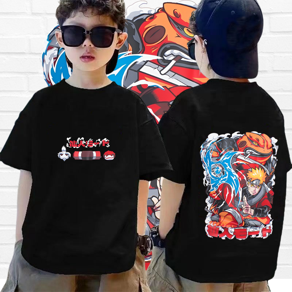 เสื้อนารูโตะ  Naruto Uchiha Sasuke Itachi Sharingan  KID 'sT-Shirt