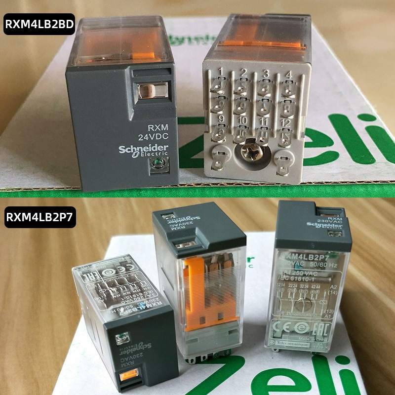 รีเลย์ชไนเดอร์ RXM2LB2BD RXM4LB2BD RXM2AB2BD RXM4AB2BD RXM2LB2P7 RXM4LB2P7 RXM4E2P7 RXZ2P7 RXZ2P7X1M