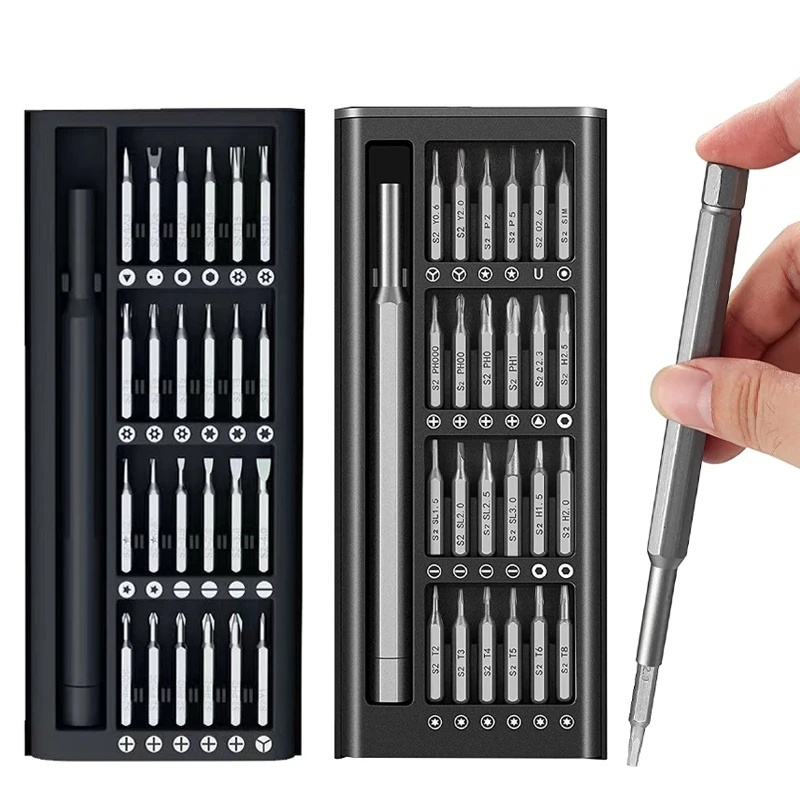 25-in-1 Precision ไขควงชุด Phillips Torx สกรูแม่เหล็ก Driver Bit Professional Repair ชุดเครื่องมือสําหรับกล้องนาฬิกา IPhone