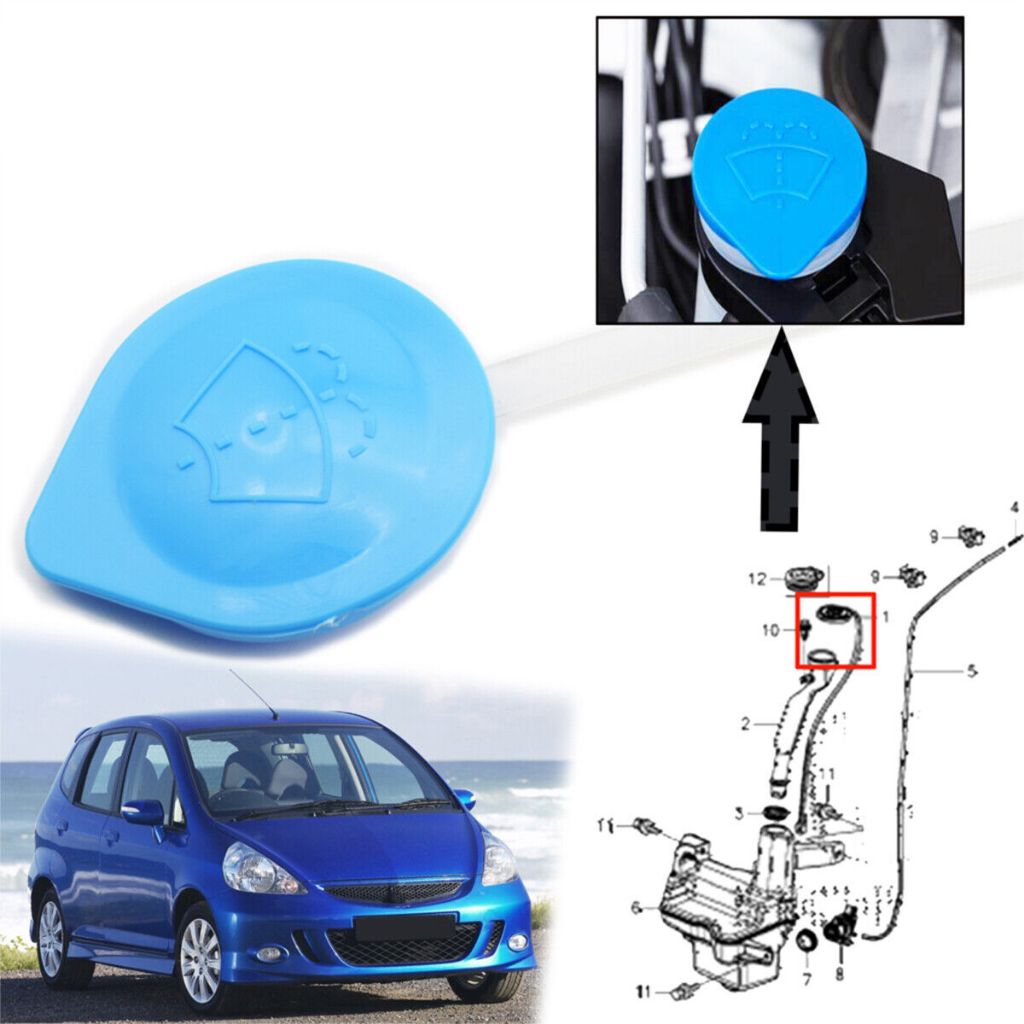 ฝาครอบถังน้ําล้างกระจกหน้า สําหรับ Honda Jazz Fit Hatchback 2008-2013