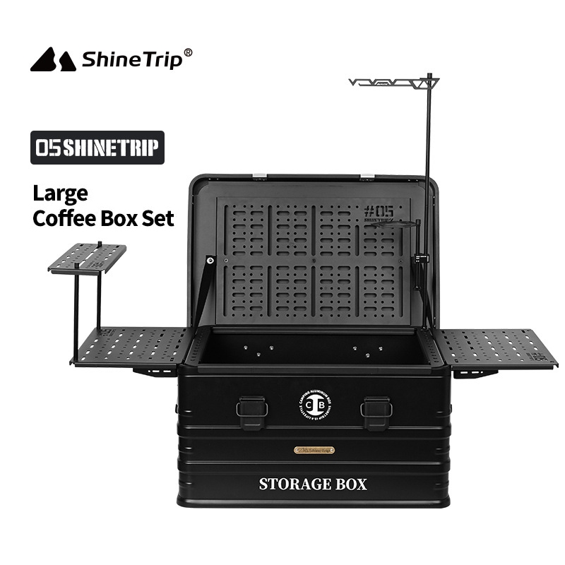 Shinetrip Outdoor 05 Series Camping IGT เคสอลูมิเนียมน ้ ําหนักเบา Modular Combo อุปกรณ ์ เสริมอลูมิเนียมชุดเคสกาแฟ