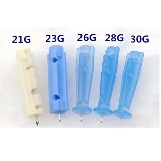 ทองแดงบริสุทธิ์ Lancing ปากกา + 50 ชิ้น Lancets Bekam Lancet ปากกา & ancing Cupping การฝังเข็มบําบัด