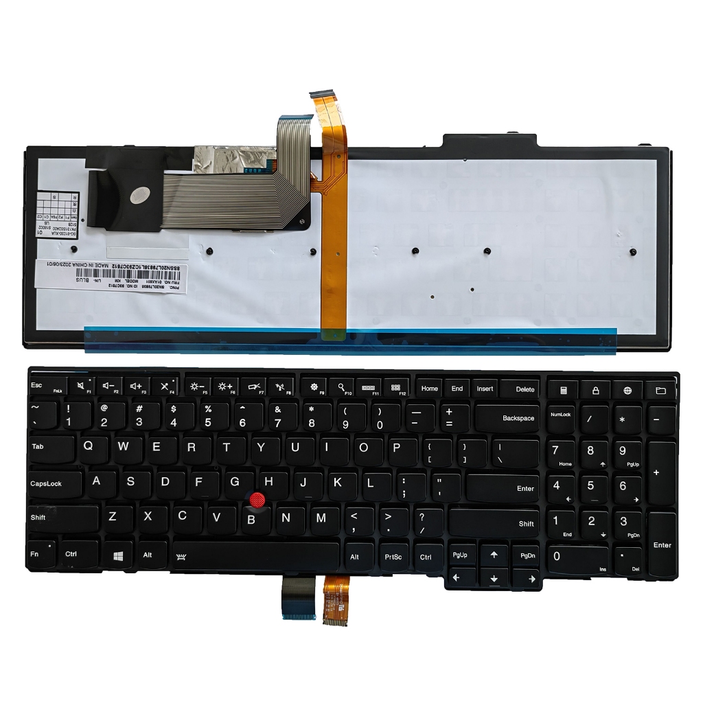แล็ปท็อปเปลี่ยน US เค้าโครงคีย์บอร์ดสําหรับ Lenovo Thinkpad E531 E540 E545 L540 L560 L570