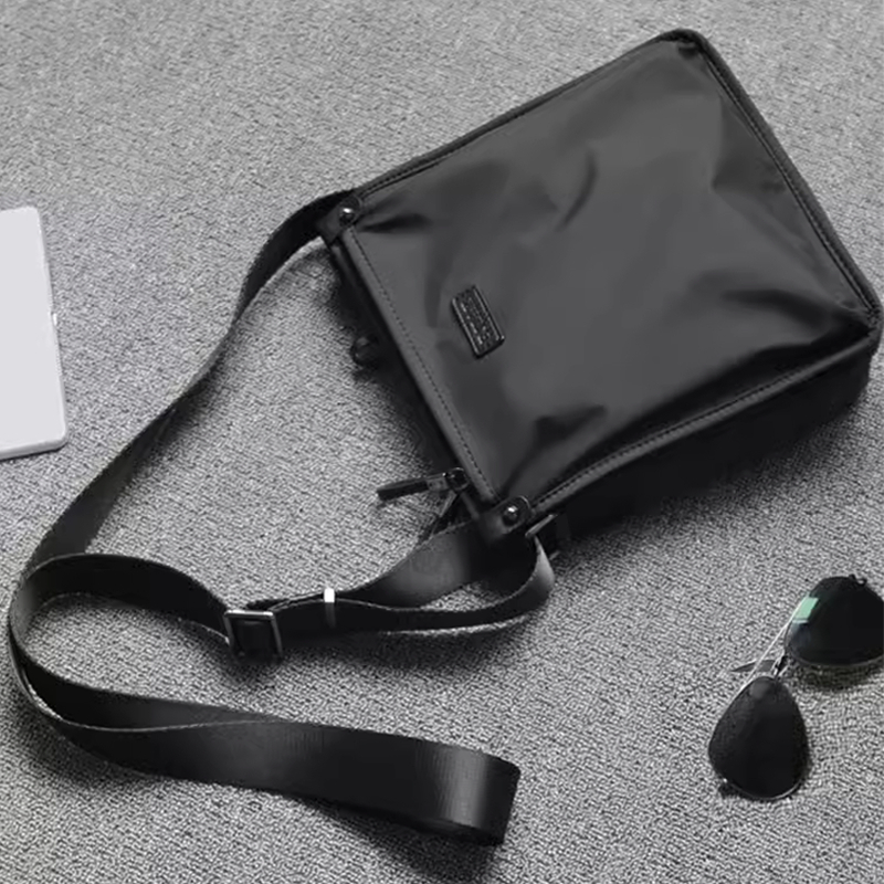 BJIAX กระเป๋าสะพายข้างผู้ชายกันน้ําแบบใช้ทุกวัน