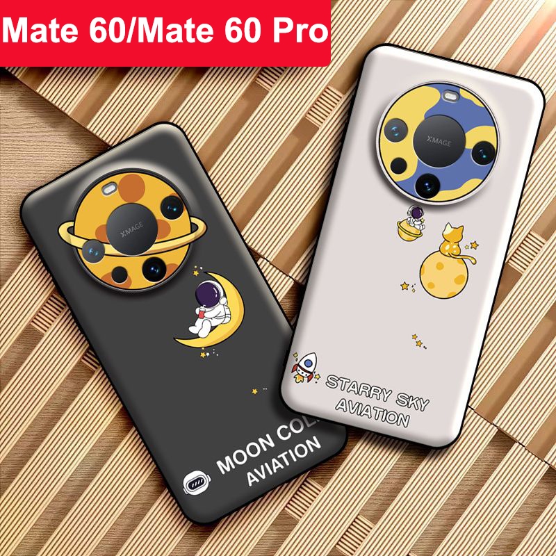 สําหรับ Huawei Mate 60 5G กรณี Mate60Pro Protector ซิลิโคนนุ่มโทรศัพท์ปกหลังสําหรับ Huawei Mate 60 P