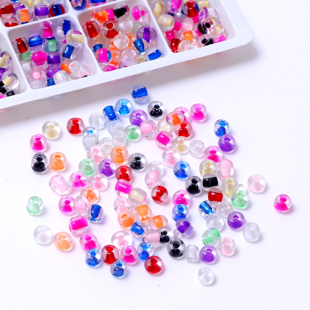 ลูกปัดแก้ว ขนาดเล็ก สีสันสดใส DIY