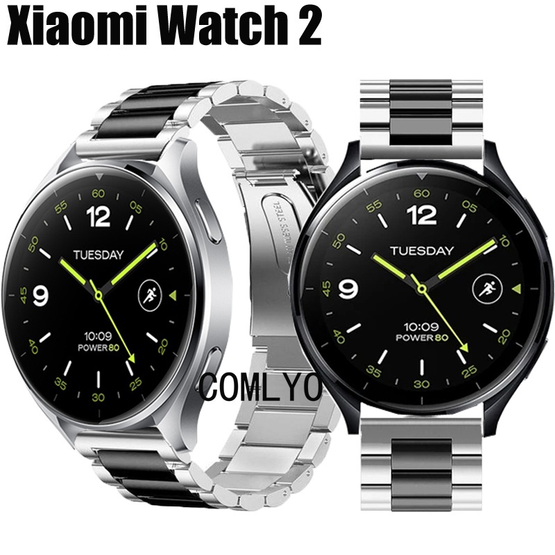 สําหรับ Xiaomi Watch 2 สายนาฬิกาข้อมือ สเตนเลส โลหะ ผู้หญิง ผู้ชาย สมาร์ทวอทช์ สายหรูหรา