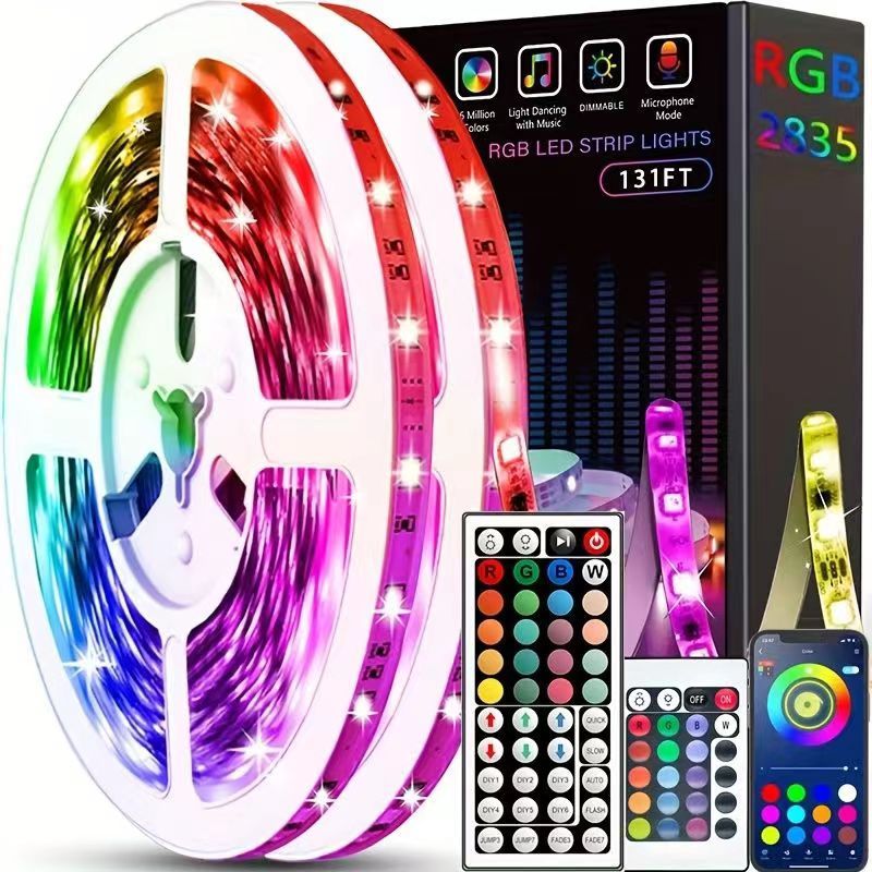 ไฟตกแต่งห้อง ไฟตกแต่งห้อง RGB 5050 2835 12V ไฟ LED บาร์ทีวี ไฟแบ็คไลท์คอมพิวเตอร์ ไฟตกแต่งห้อง