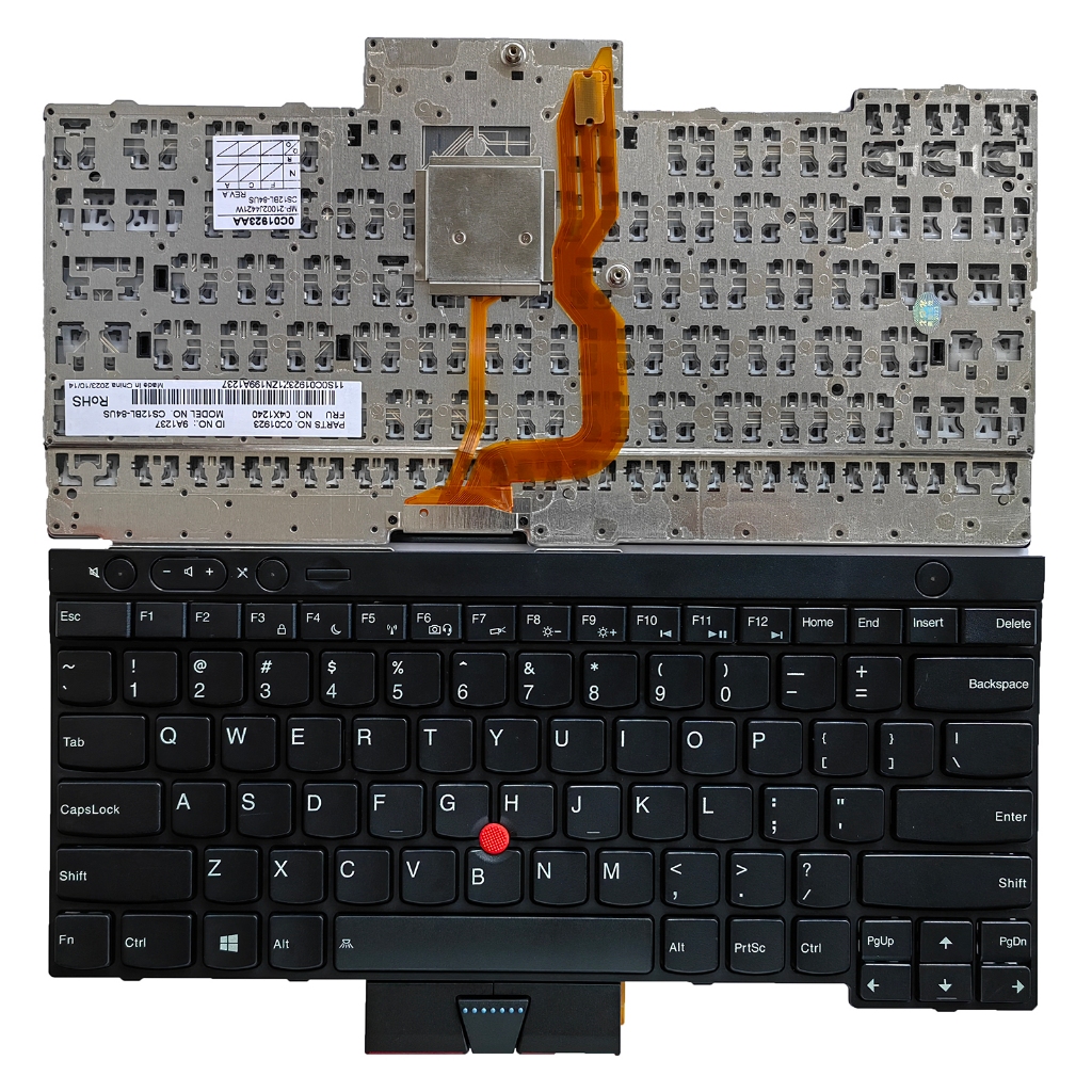 แล็ปท็อปเปลี่ยน US รูปแบบคีย์บอร์ดสําหรับ Lenovo Thinkpad T430 T430I T430S T530 W530 X230 X230I X230