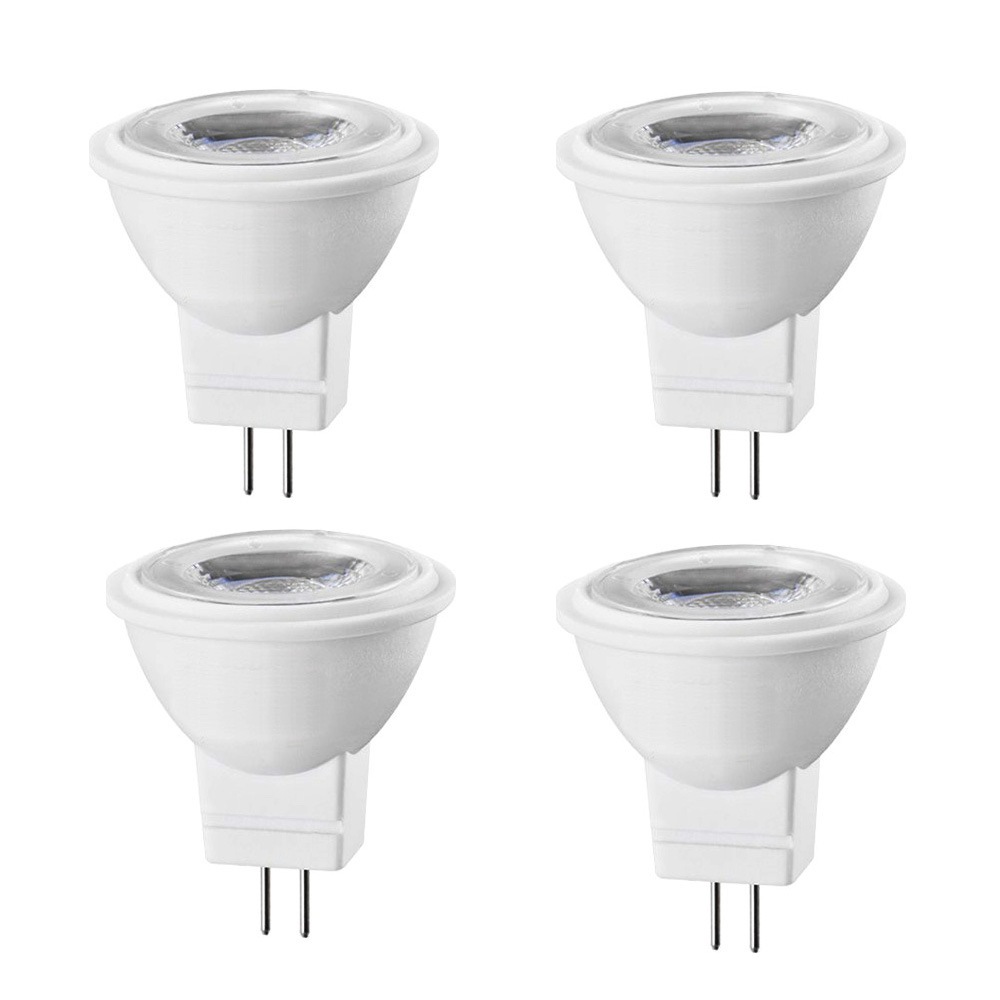 Gu4 pin MR11 ไฟสปอร์ตไลท์ LED อลูมิเนียม 3W 12V24V 110V220V หรี่แสงได้