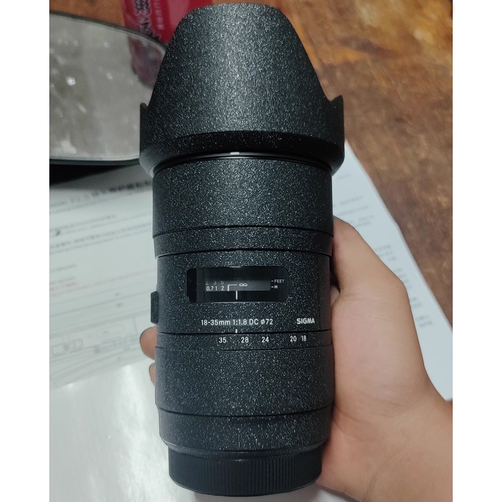 Anti-Scratch เลนส์กล้องสติกเกอร์สําหรับ Sigma 18-35 มม.F1.8 DC HSM Art Canon EF Mount Nikon F ป้องกันฟิล์ม Protector ผิว 18-35 1.8