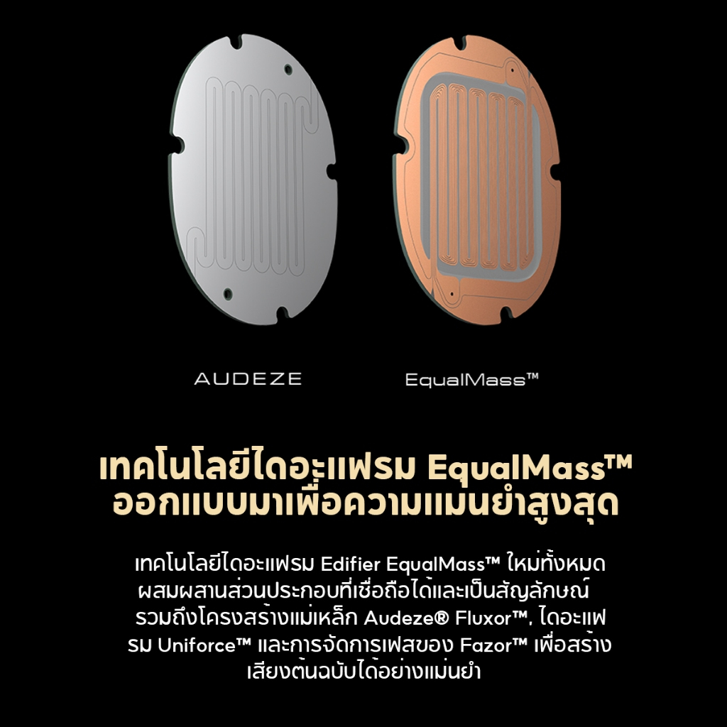 Edifier STAX SPIRIT S3 หูฟังครอบหูไร้สาย เวลาเล่น 80 ชม. ชาร์จเร็ว เสียงความละเอียดสูง Qualcomm® aptX™ เสียง การโทรด้วยเสียง การตัดเสียงรบกวน เบามากและเหมาะสำหรับการเดินทาง ราคา ถูกที่สุด ดีลบีเคเค แกลเลอรีภาพที่ 6