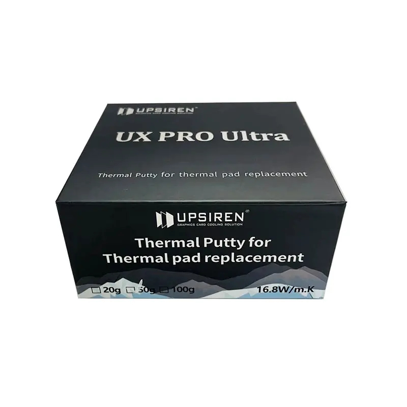 Upsiren 16.8 W/mk Thermal Putty UX Ultra PRO สําหรับ VGA GPU IC โปรเซสเซอร์ Rapid Cooling แผ่นความร้อนเปลี่ยนความร้อน Blocking Putty