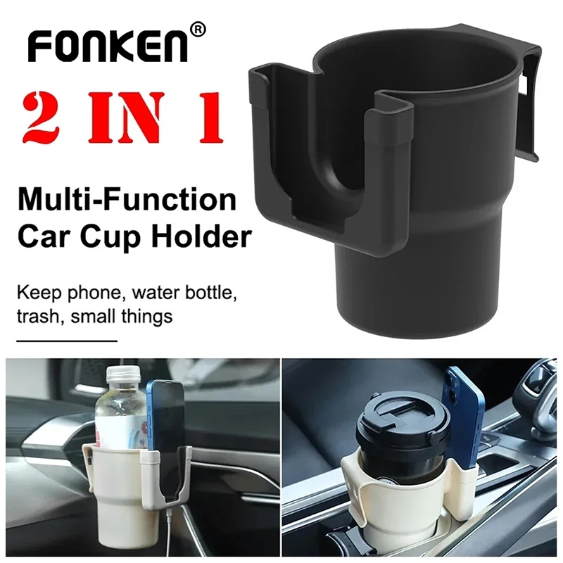 Fonken 2 In 1 ที่วางแก้วน้ํา ขวดน้ํา อเนกประสงค์ อุปกรณ์เสริมในรถยนต์