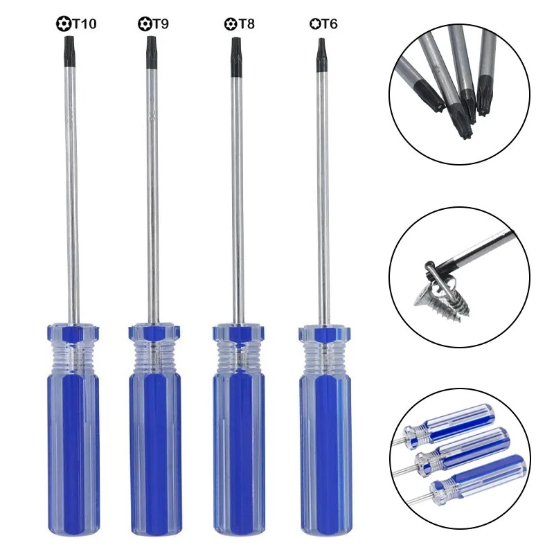 T6 T8 T9 T10 Precision ไขควงความปลอดภัย Tamper Proof Slotted Phillips ไขควงแม่เหล็ก Bits ฮาร์ดแวร์ซ่อมเครื่องมือมือ
