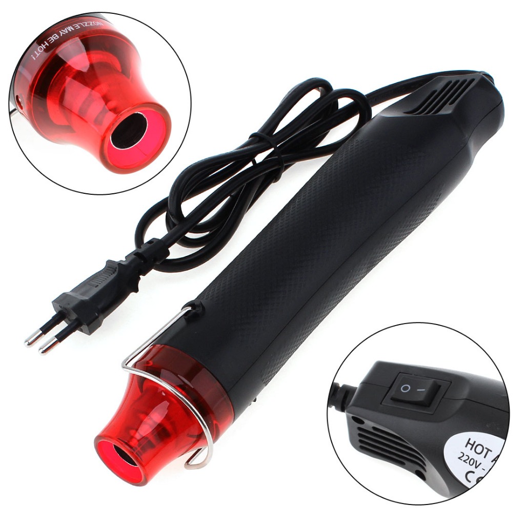 ปืนความร้อนไฟฟ้า 220V EU 300W พร้อมหดพลาสติก สําหรับทําความร้อน DIY