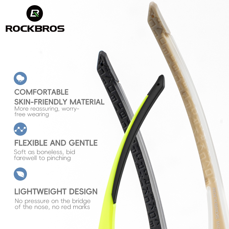 【TH Delivery】Rockbros แว่นตากันแดด ไร้กรอบ ความละเอียดสูง สําหรับขี่จักรยาน MTB — صورة 5