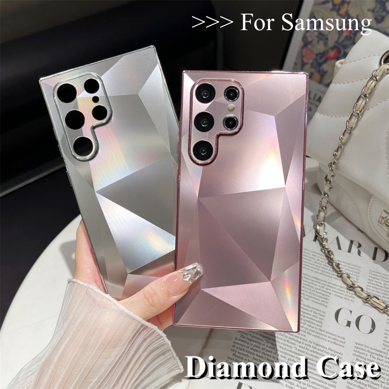 เคสโทรศัพท์มือถือ ป้องกันกระแทก ประดับเพชร สําหรับ Samsung Galaxy S24 S23 S22