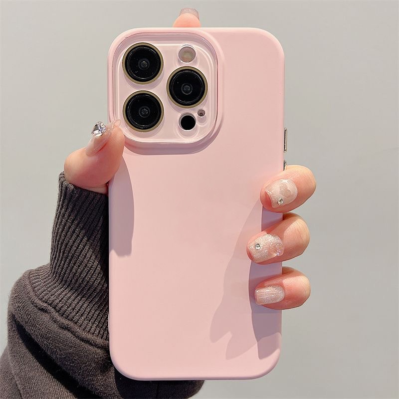 [ พร้อมโลโก้ ] ซิลิโคนเหลวนุ่มกันกระแทกพร้อมเลนส์ฟิล์มป้องกันเคสโทรศัพท์สําหรับ ไอโฟน 16 15 14 13 12 11 มือโปร สูงสุด ผิวป้องกันการล่มสลายเต็มปกเลนส์ปลอกโ ราคา ถูกที่สุด ดีลบีเคเค แกลเลอรีภาพที่ 4