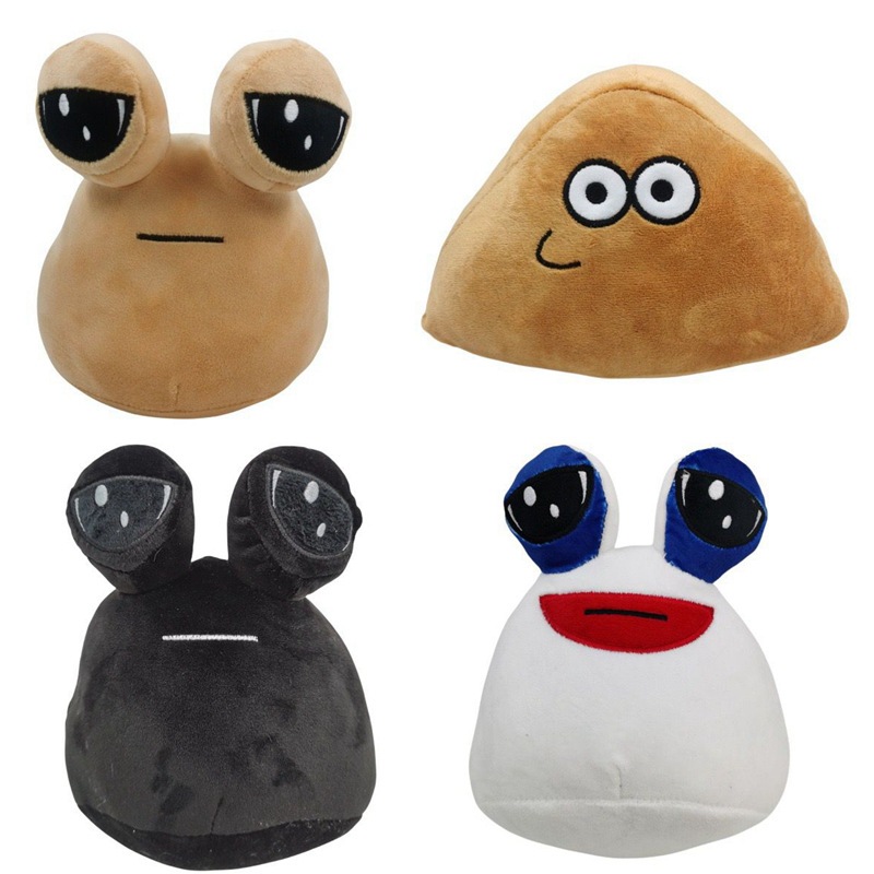 ตุ๊กตานุ่ม รูปการ์ตูนเอเลี่ยน Pou น่ารัก สําหรับเด็ก