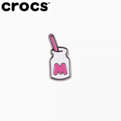 Crocs Crocs Zhibixing Accessories Hole Shoes Flower Karry Wang Junkai Same Style Metal KT Cat Texture ชุดสูทห้าชิ้นอินเทรนด์