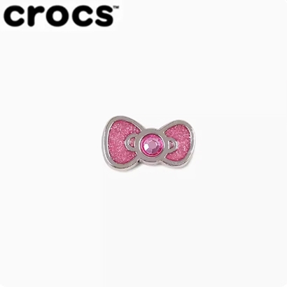 Crocs Crocs Zhibixing Accessories Hole Shoes Flower Karry Wang Junkai Same Style Metal KT Cat Texture ชุดสูทห้าชิ้นอินเทรนด์