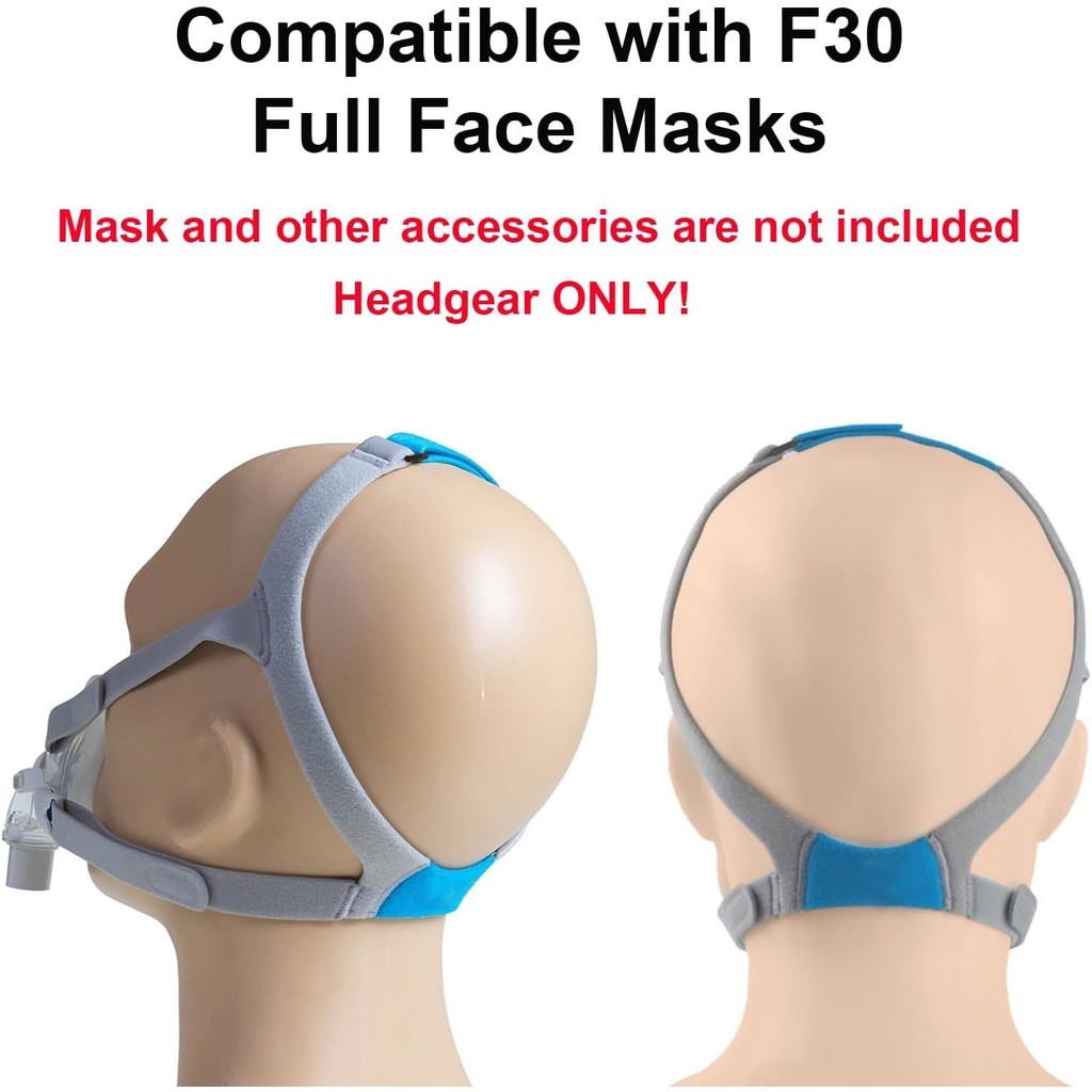 Cpap สายรัดหัว แบบเปลี่ยน สําหรับ ResMed AirFit F30 หน้ากากช่วยหายใจแบบเต็มหน้า - รูปที่ 2