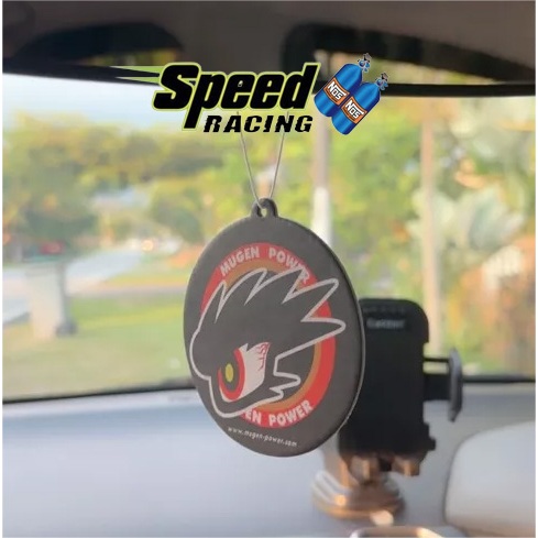 Jdm Speed Racing Mugen Power Car Air Freshener แขวนกระจกมองหลังอัตโนมัติจี้น้ําหอม