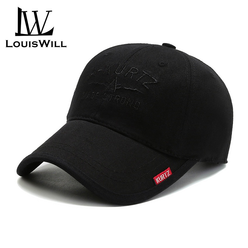Louiswill หมวกเบสบอลลําลอง กันแดด ปักลาย ระบายอากาศ บางพิเศษ แฟชั่นสําหรับผู้ชาย
