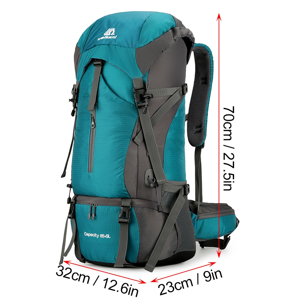 [Outdoor Clubs] weikani กระเป๋าเป้สะพายหลัง กันน้ํา กันฝน 70 ลิตร สําหรับเดินป่า ตั้งแคมป์ เดินทาง
