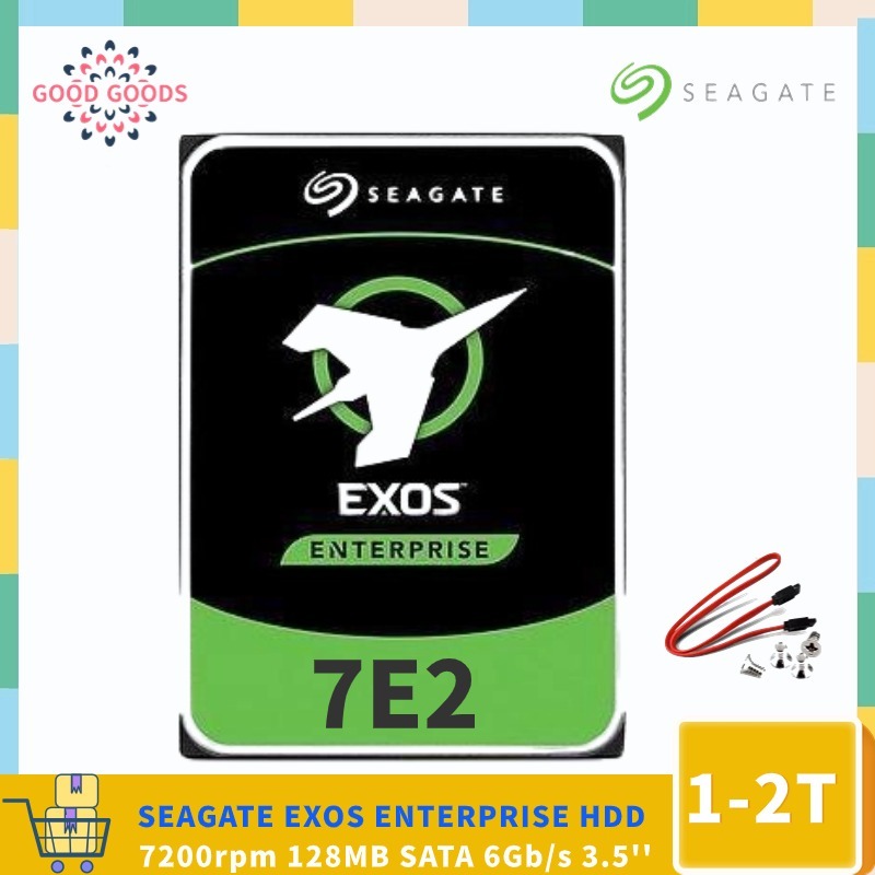 Seagate EXOS 7E2 1TB 2TB ENTERPRISE 3.5 HDD 7200rpm 128MB Cache SATA 6Gb/s Air