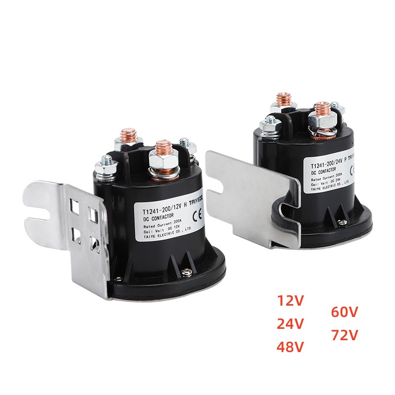 DC Pump Contact Contact Switching Capactive T1241-200 12V 24V 48V สําหรับรถยกคอนแทค